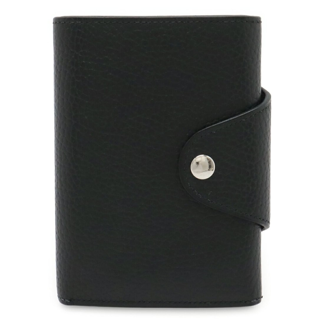 HERMES Iliade Compact Wallet, Bi-fold Veau Galop d'Hermès Leather, Black, W Stamp: --- Catalog ---Category: SizeSize (HxWxD): 9cm x 12.5cm / 3.54'' x 4.92''Category: DesignType: Wallet (bi-fold)Color: BlackGender: Men,WomenCategory: GeneralBrand: HermesCountry of Origin: France--- I