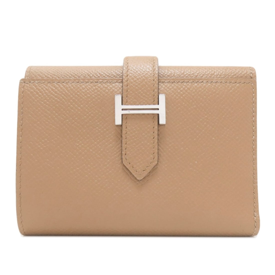 Hermes Bearn Combination Verso Silver Hardware Bi-fold Wallet Epsom Leather Women's HERMES: --- Catalog ---Category: SizeSize (HxWxD): 9cm x 11cm x 2cm / 3.54'' x 4.33'' x 0.78''Category: DesignType: Wallet (bi-fold)Color: Brown, PinkGender: WomenMaterial: Epsom leather Category: GeneralBran