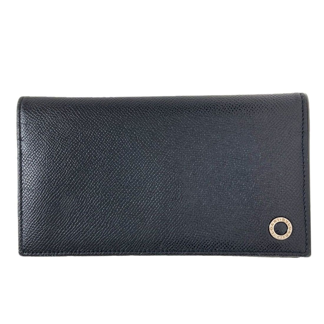 BVLGARI Long Wallet Leather Men's: --- Catalog ---Category: SizeSize (HxWxD): 10cm x 17.5cm x 1.5cm / 3.93'' x 6.88'' x 0.59''Category: DesignType: Long wallet (bi-fold)Color: BlackGender: MenMaterial: Leather Category: GeneralBrand: B