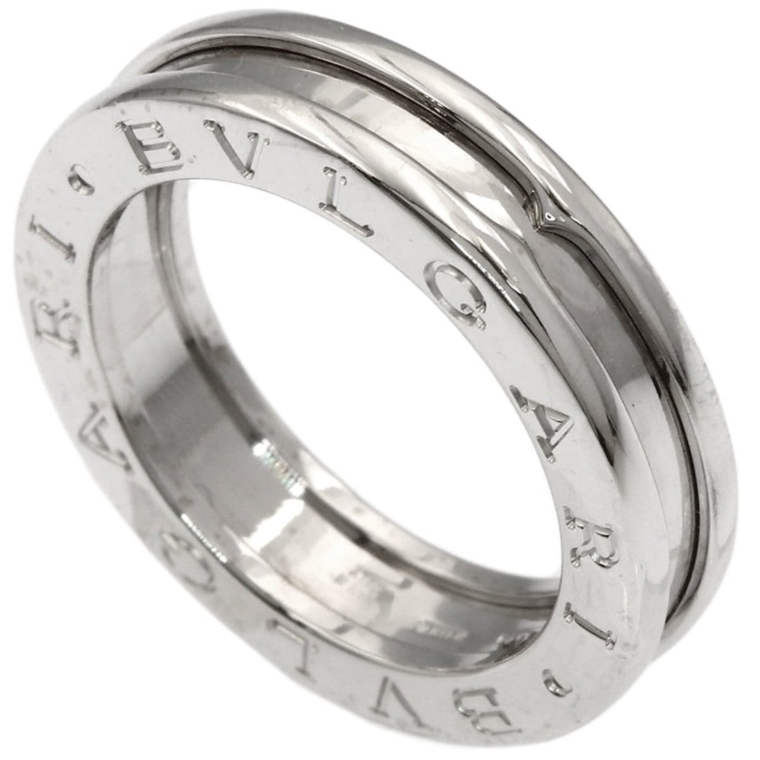 BVLGARI B-zero1 1-band #50 Ring, 18K White Gold, Women's.: --- Catalog ---Category: SizeJP Size: 10US Size: 5.5Category: DesignType: Band ringGender: WomenMaterial: White gold (18K)Category: GeneralBrand: Bvlgari--- Item List ---Section: ConditionRanking: Ran