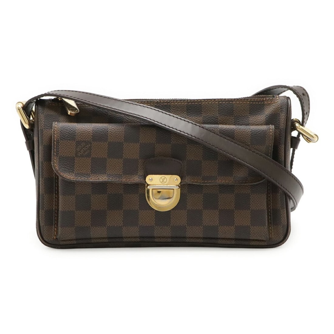 LOUIS VUITTON Damier Ravello GM Shoulder Bag with Long Strap N60006: --- Catalog ---Category: SizeSize (HxWxD): 15.5cm x 25.5cm x 8cm / 6.1'' x 10.03'' x 3.14''Category: DesignType: Shoulder bagColor: Brown, Damier CanvasGender: WomenMaterial: PVC Category: GeneralMPN: