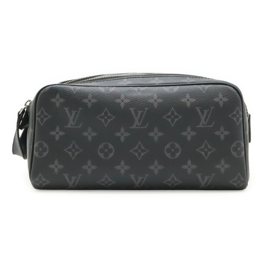 LOUIS VUITTON Louis Vuitton Monogram Eclipse Dopp Kit Second Bag Clutch Handbag Pouch M46354: --- Catalog ---Category: SizeSize (HxWxD): 13cm x 26cm x 15.5cm / 5.11'' x 10.23'' x 6.1''Category: DesignType: Clutch bag, Handbag, PouchColor: BlackGender: Women,MenMaterial: Monogram Eclipse Catego