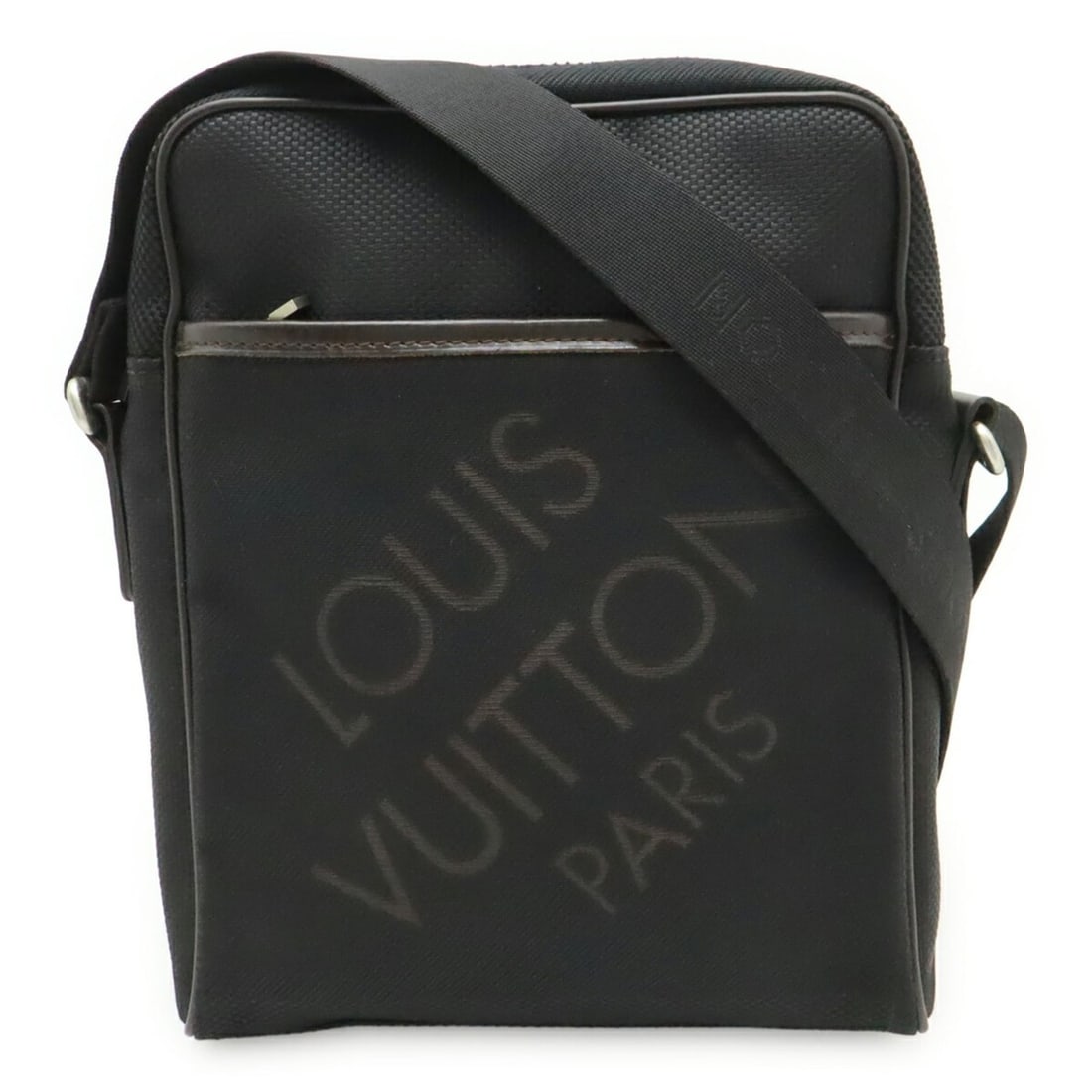 LOUIS VUITTON Damier Geant Citadin NM Shoulder Bag, Canvas, Noir Black, M93223: --- Catalog ---Category: SizeSize (HxWxD): 26cm x 19.5cm x 7.5cm / 10.23'' x 7.67'' x 2.95''Category: DesignType: Shoulder bagColor: Black, NoirGender: Women,MenMaterial: Damier Geant Outer Pocket: Zi