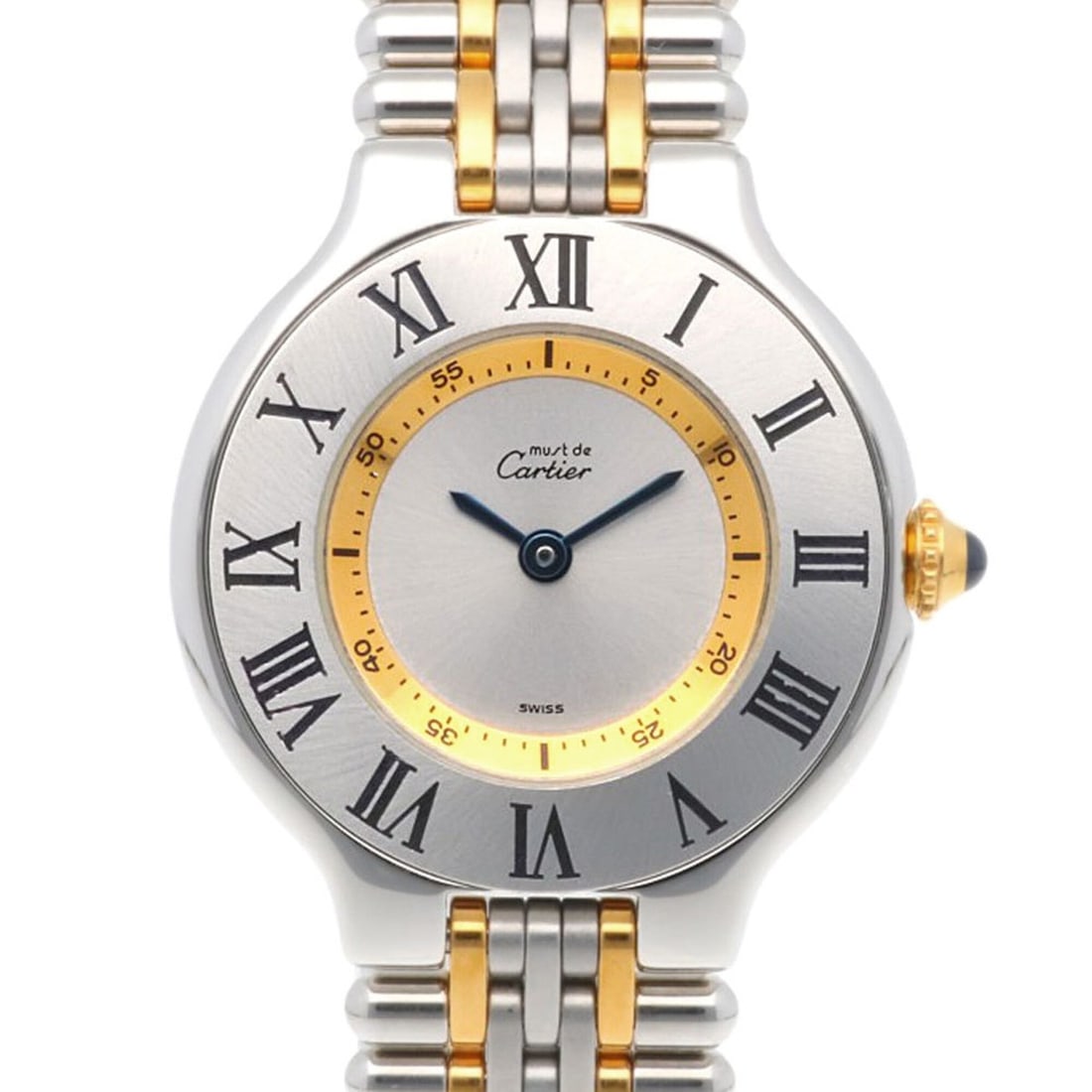 Cartier Must 21 Vingt-et-un Wristwatch, Stainless Steel 1340 Quartz Women's Watch CARTIER (1 of 14)
