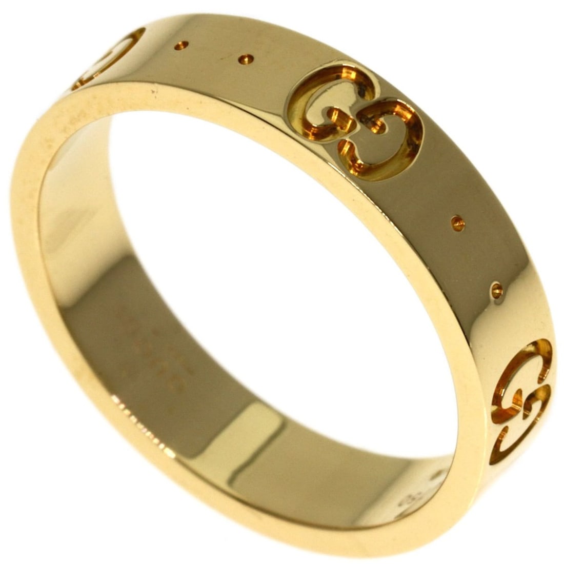 Gucci Icon #9 Ring, 18K Yellow Gold, Women's GUCCI: --- Catalog ---Category: SizeJP Size: 9US Size: 5Category: DesignType: Band ringGender: WomenMaterial: Yellow gold (18K)Category: GeneralBrand: Gucci--- Item List ---Section: ConditionRanking: Rank A 