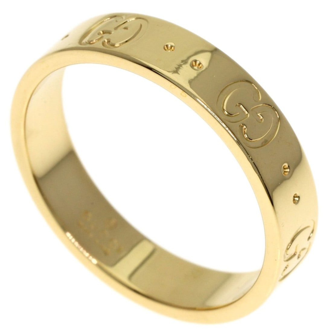 Gucci Icon #12 Ring - 18K Yellow Gold Women's GUCCI: --- Catalog ---Category: SizeJP Size: 12US Size: 6.5Category: DesignType: Band ringGender: WomenMaterial: Yellow gold (18K)Category: GeneralBrand: Gucci--- Item List ---Section: ConditionRanking: Rank