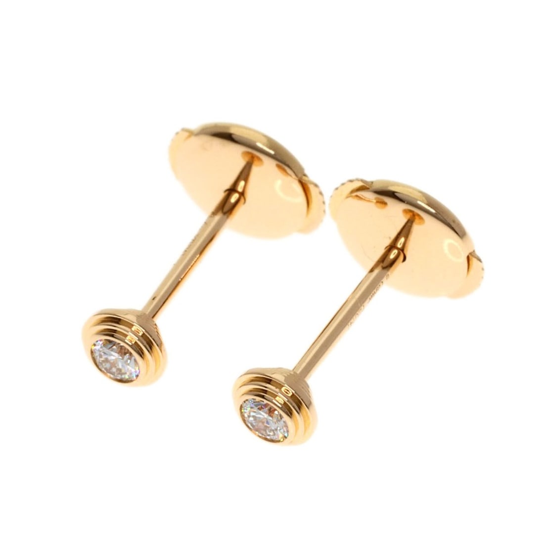Cartier Damour XS Diamond Earrings, 18K Pink Gold, Women's, CARTIER: --- Catalog ---Category: SizeSize (HxWxD): 3.70mm x 3.70mm / 0.15'' x 0.15''Category: DesignType: Stud earringsGender: WomenMaterial: Pink gold (18K)Category: GeneralBrand: Cartier--- Item List ---Sec