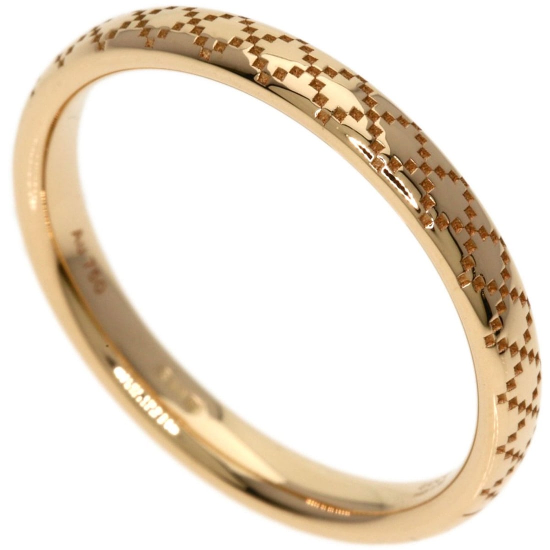Gucci Diamantissima #14 Ring, 18K Pink Gold, Women's, GUCCI: --- Catalog ---Category: SizeJP Size: 14US Size: 7Category: DesignType: Band ringGender: WomenMaterial: Pink gold (18K)Category: GeneralBrand: Gucci--- Item List ---Section: ConditionRanking: Rank A U