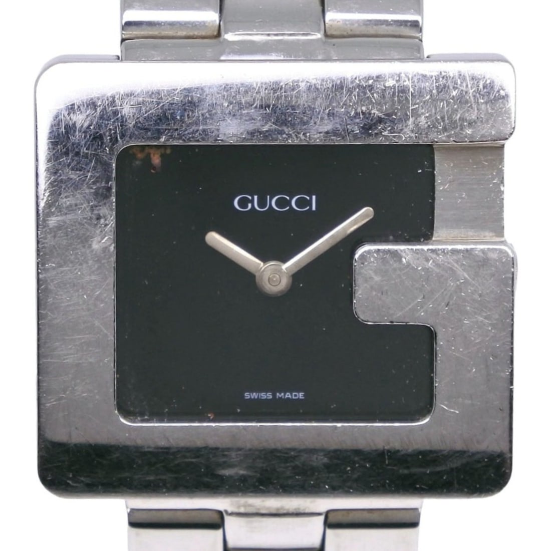 Gucci G-Watch 3600J Stainless Steel Quartz Analog Black Dial Watch (Boys' Size): --- Catalog ---Category: SizeWrist Size: 16cm / 6.29''Case Diameter: 26.5mm / 1.04''Category: DesignType: WristwatchGender: BoysColor (Dial): BlackMaterial (Band): Stainless steelMaterial (Case): Stai