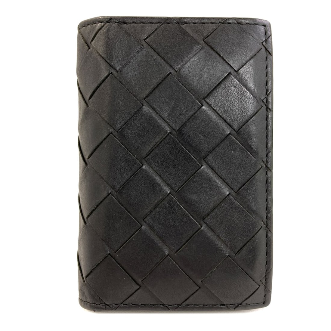Bottega Veneta Intrecciato Compact Wallet Coin Case Calf Leather Women's BOTTEGA VENETA: --- Catalog ---Category: SizeSize (HxWxD): 11.5cm x 7cm x 2cm / 4.52'' x 2.75'' x 0.78''Category: DesignType: Coin purse/coin caseColor: BlackGender: WomenMaterial: Leather Leather/Fur Type: CalfskinC