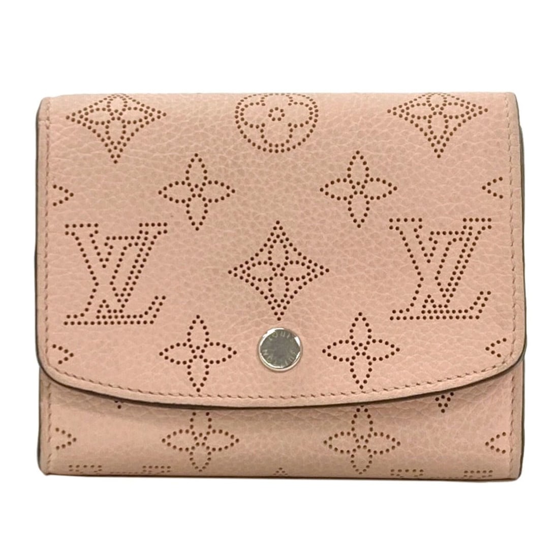 Louis Vuitton M82757 Portefeuille Iris Compact Bi-fold Wallet, Mahina Leather, Women's LOUIS VUITTON: --- Catalog ---Category: SizeSize (HxWxD): 9cm x 12cm x 3cm / 3.54'' x 4.72'' x 1.18''Category: DesignType: Wallet (bi-fold)Gender: WomenMaterial: Mahina leather Category: GeneralLine: MahinaBrand: Lo