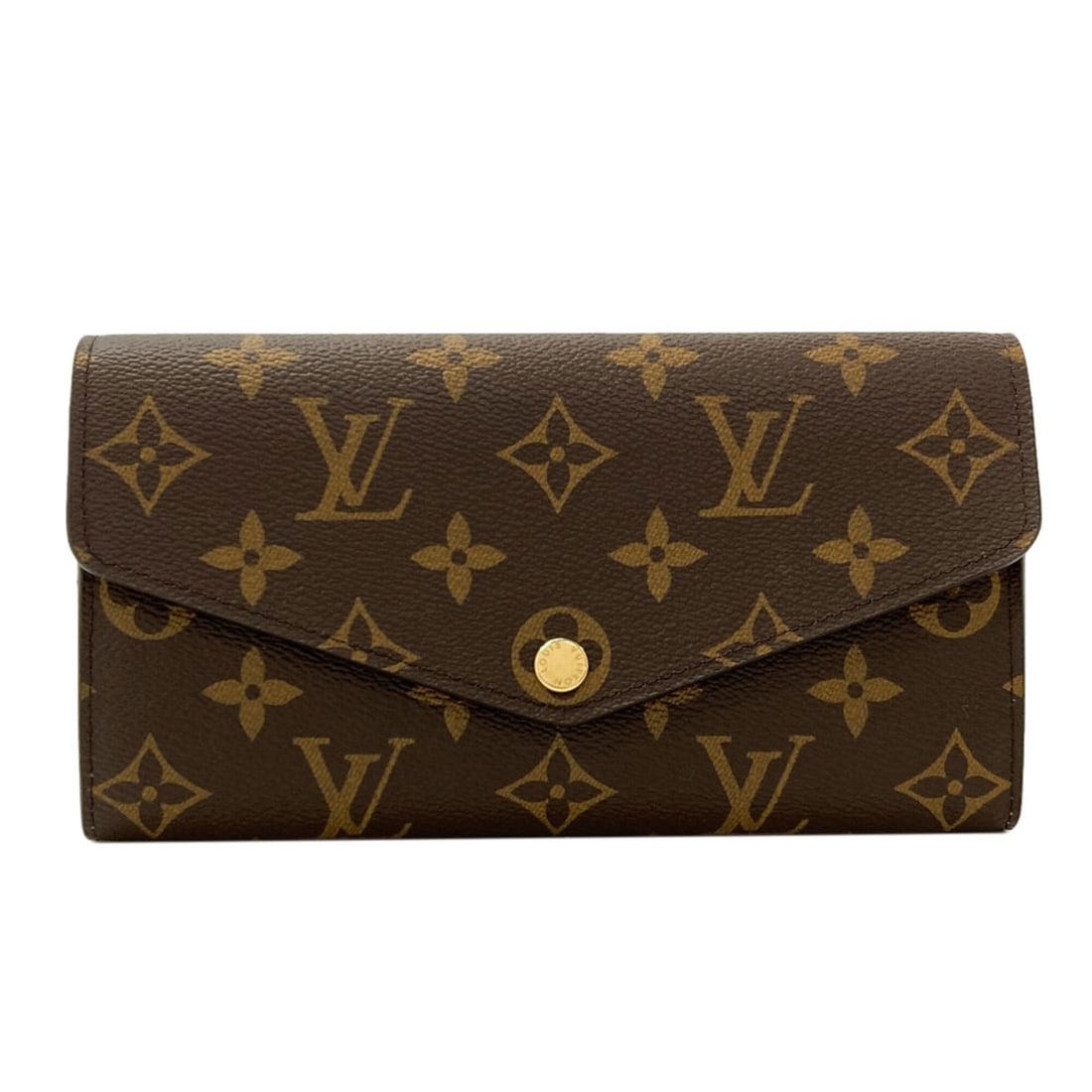 Louis Vuitton M62235 Portefeuille Sarah Long Wallet, Monogram Canvas, Women's LOUIS VUITTON: --- Catalog ---Category: SizeSize (HxWxD): 10.5cm x 19cm x 2.5cm / 4.13'' x 7.48'' x 0.98''Category: DesignType: Long wallet (bi-fold)Color: Monogram, Rose ballerineGender: WomenMaterial: Monogram Cat