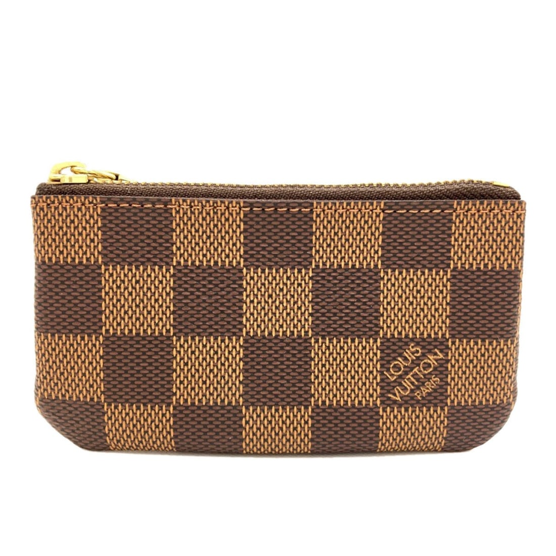 Louis Vuitton N62658 Pochette Clé Coin Case, Damier Canvas, Women's LOUIS VUITTON: --- Catalog ---Category: SizeSize (HxWxD): 7cm x 11.5cm x 1cm / 2.75'' x 4.52'' x 0.39''Category: DesignType: Coin purse/coin caseColor: Damier Canvas, EbeneGender: WomenClosure: ZipperMaterial: Damie