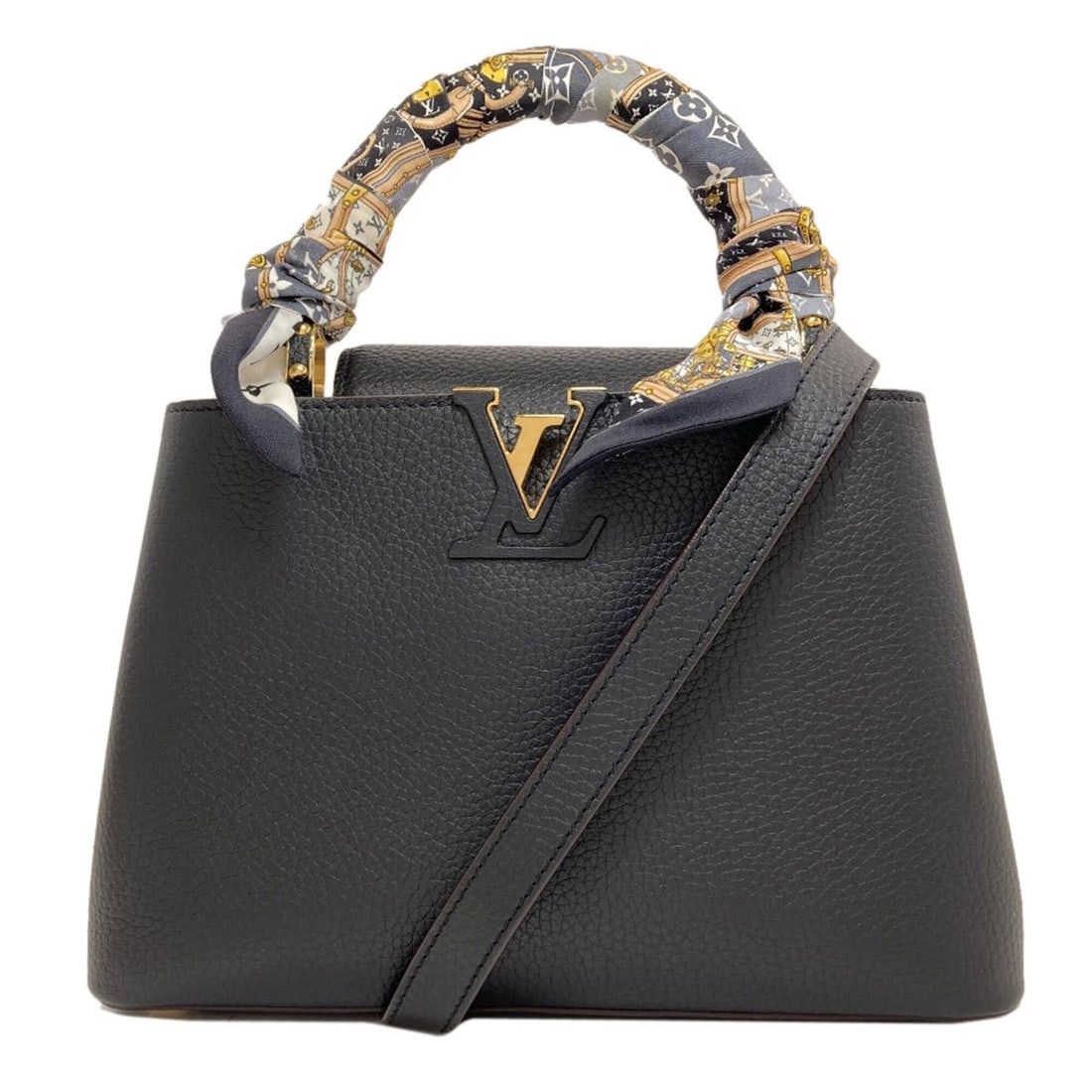 Louis Vuitton M94755 Capucines BB Handbag, Taurillon Leather, Women's LOUIS VUITTON: --- Catalog ---Category: SizeSize (HxWxD): 17cm x 27cm x 9cm / 6.69'' x 10.62'' x 3.54''Strap Length: 112cm - 122cm / 44.09'' - 48.03''Handle Length: 24cm / 9.44''Category: DesignType: HandbagColor: B