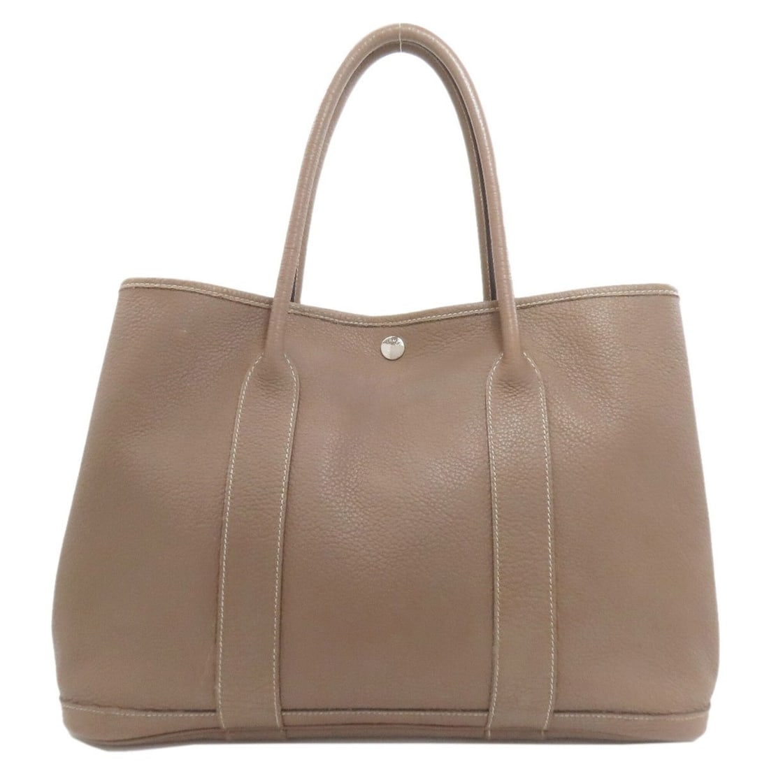 Hermes Garden Party PM Etoupe Silver Hardware Tote Bag Negonda Women's HERMES (1 of 20)