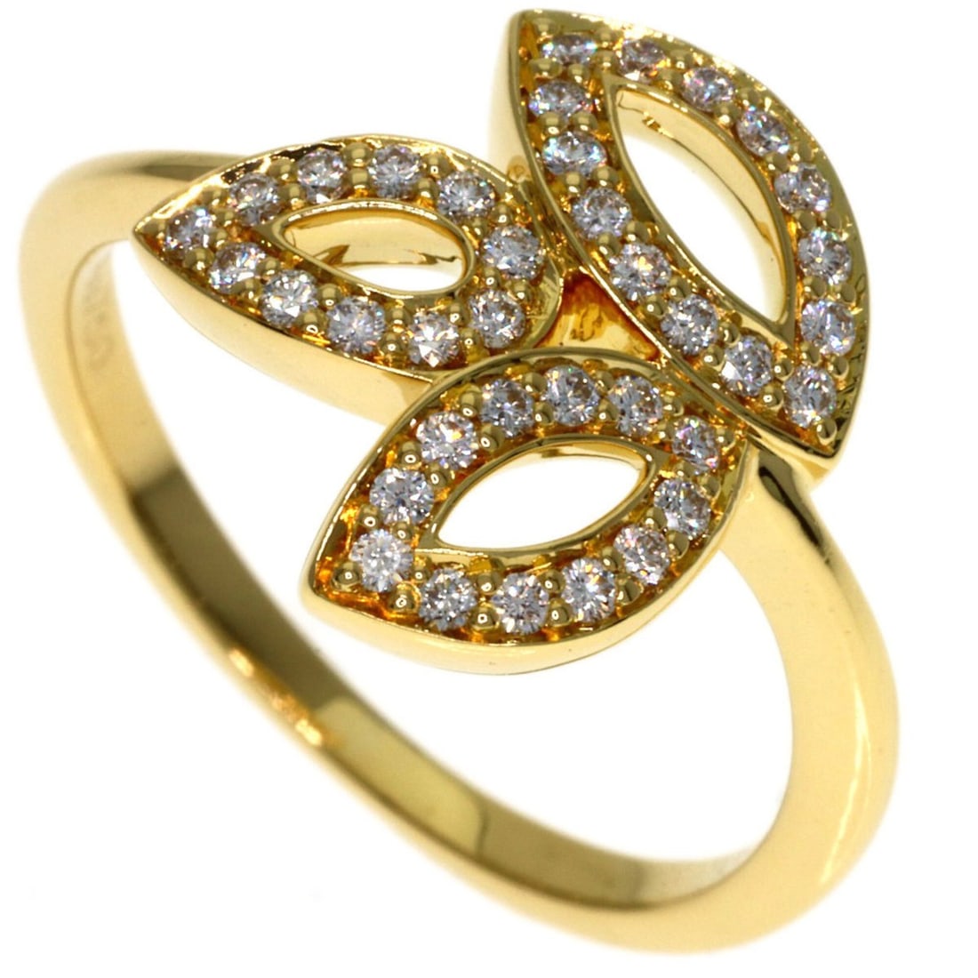 Harry Winston Lily Cluster Diamond Ring, 18K Yellow Gold, Women's.: --- Catalog ---Category: SizeJP Size: 7.5US Size: 4Category: DesignType: Band ringGender: WomenMaterial: Yellow gold (18K)Category: GeneralBrand: Harry Winston--- Item List ---Section: ConditionRankin
