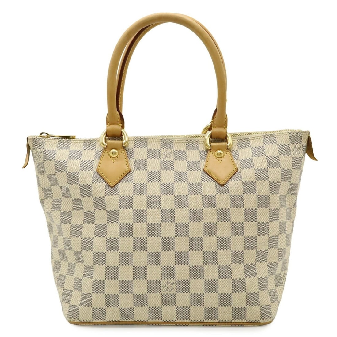 LOUIS VUITTON Damier Azur Saleya PM Tote Bag Handbag N51186: --- Catalog ---Category: SizeWeight: 580g / 1.27lb.Size (HxWxD): 23cm x 36cm x 14cm / 9.05'' x 14.17'' x 5.51''Category: DesignType: Handbag, Tote bagColor: IvoryGender: WomenMaterial: Damier Azur Cat
