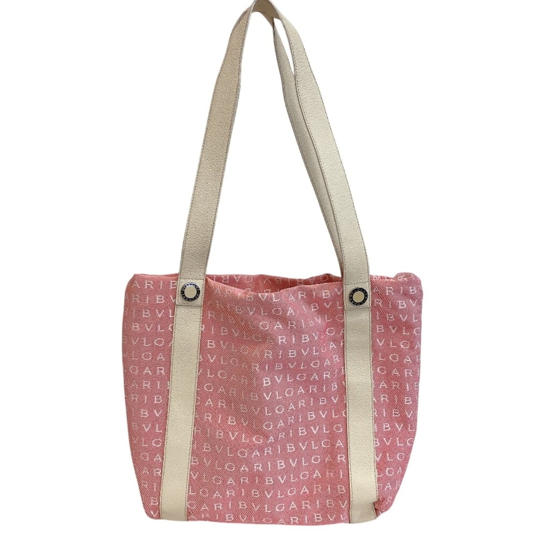 BVLGARI Logomania Tote Bag, Pink: --- Catalog ---Category: SizeSize (HxWxD): 30cm x 36.5cm x 10cm / 11.81'' x 14.37'' x 3.93''Category: DesignType: Tote bagColor: PinkGender: WomenMaterial: Canvas Category: GeneralBrand: Bvlgari--- It