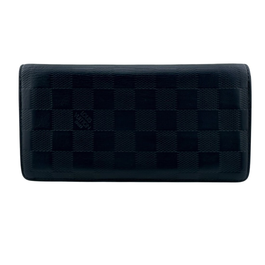 LOUIS VUITTON N63119 Portefeuille Brazza Damier Infini Long Wallet Navy: --- Catalog ---Category: SizeSize (HxWxD): 19cm x 9.8cm / 7.48'' x 3.85''Category: DesignColor: NavyGender: MenMaterial: Leather Category: GeneralMPN: N63119Brand: Louis Vuitton--- Item List ---Sectio