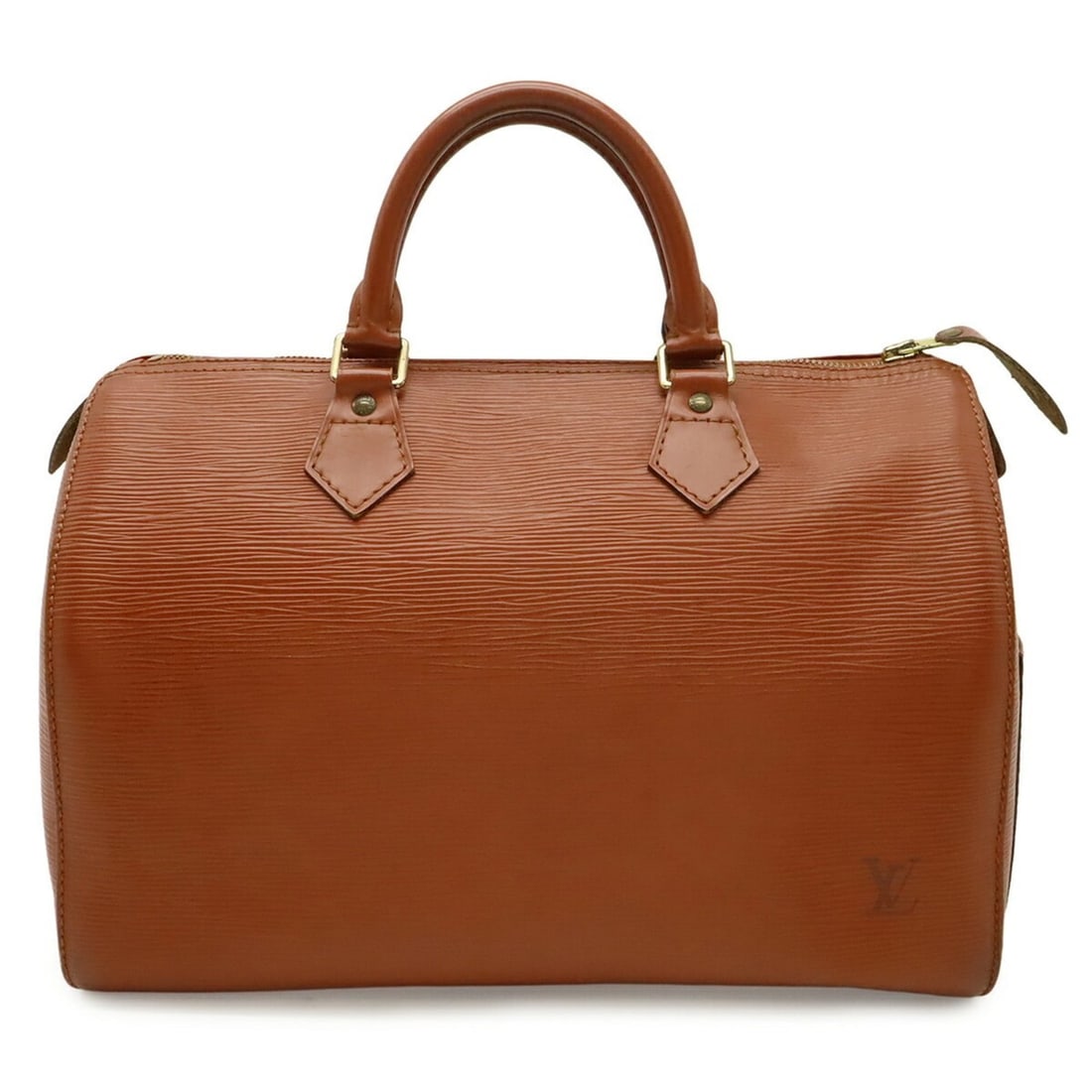 LOUIS VUITTON Epi Speedy 30 Handbag, Leather, Kenya Brown, M43003: --- Catalog ---Category: SizeWeight: 620g / 1.36lb.Size (HxWxD): 21.5cm x 32cm x 17cm / 8.46'' x 12.59'' x 6.69''Category: DesignType: HandbagColor: Kenyan brownStyle: CasualGender: WomenMaterial: Epi