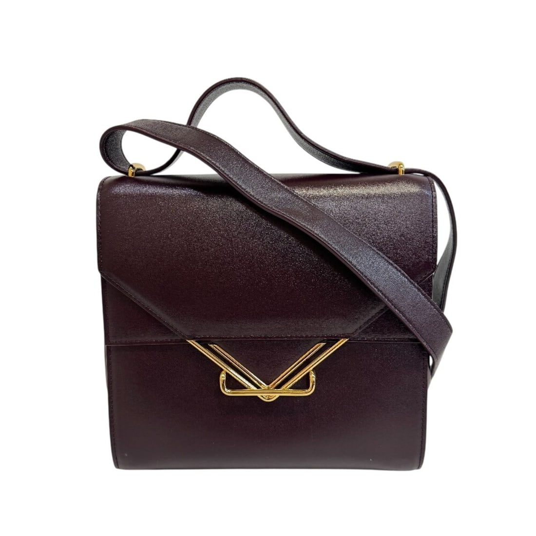 BOTTEGA VENETA The Clip Hand 2-way Formal Shoulder Bag, Wine Red: --- Catalog ---Category: SizeSize (HxWxD): 23.5cm x 22cm x 6cm / 9.25'' x 8.66'' x 2.36''Category: DesignType: Shoulder bagColor: BordeauxGender: WomenMaterial: Leather Category: GeneralBrand: Bottega
