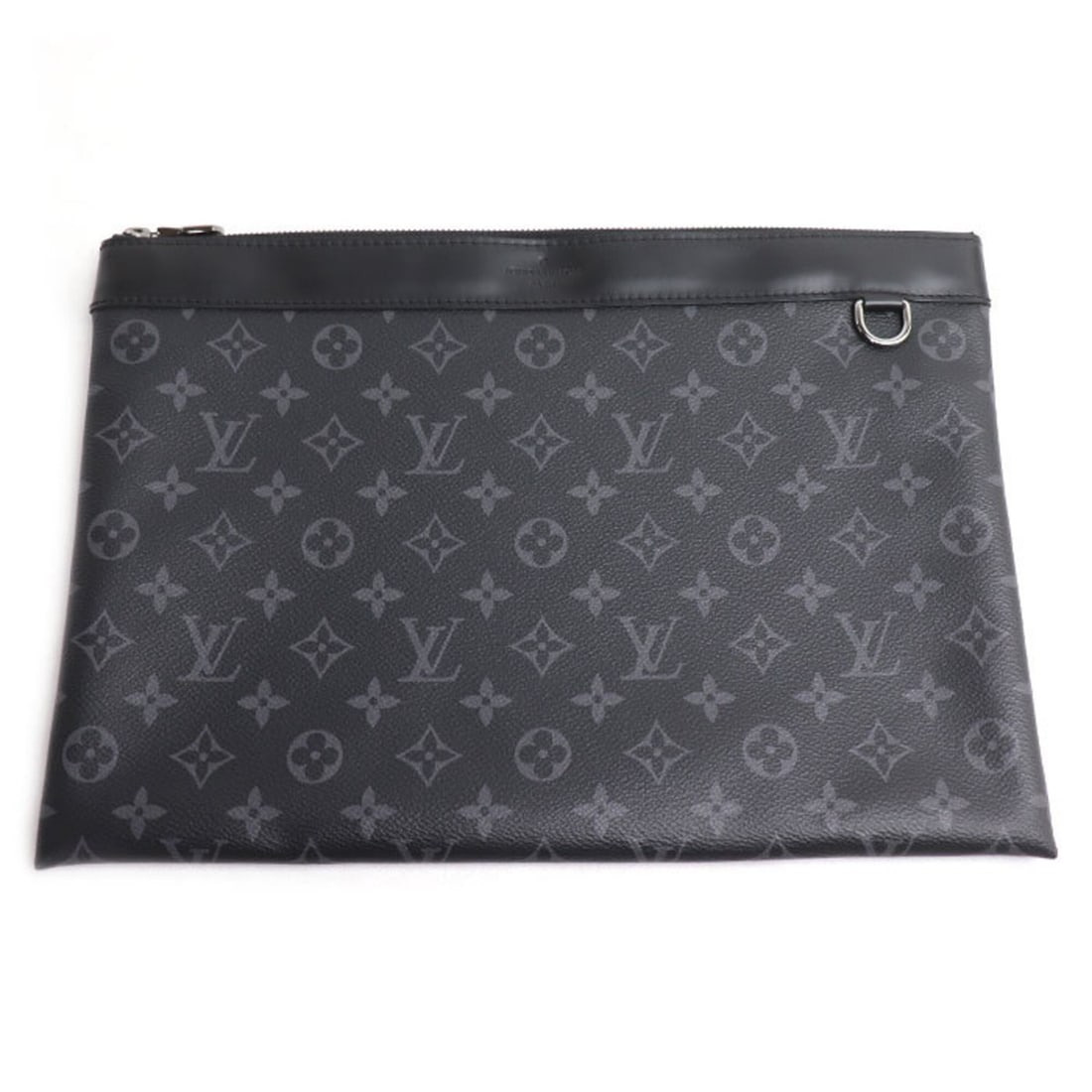LOUIS VUITTON Louis Vuitton Pochette Discovery Clutch Bag Monogram Eclipse Black M62291 Men's: --- Catalog ---Category: SizeSize (HxWxD): 24cm x 35cm / 9.44'' x 13.77''Category: DesignType: Clutch bag, PochetteColor: BlackGender: MenMaterial: Monogram Eclipse Hardware Color: SilverCategory: Gen