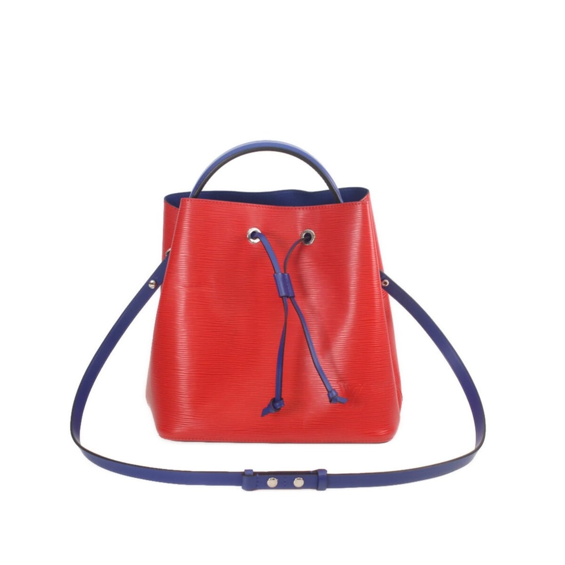 LOUIS VUITTON M54365 Epi Coquelicot Blue NeoNoe Shoulder Bag Red Women's: --- Catalog ---Category: SizeSize (HxWxD): 24cm x 27cm x 18cm / 9.44'' x 10.62'' x 7.08''Category: DesignType: Shoulder bagColor: Blue, Red colorGender: WomenMaterial: Epi leather Category: GeneralBra