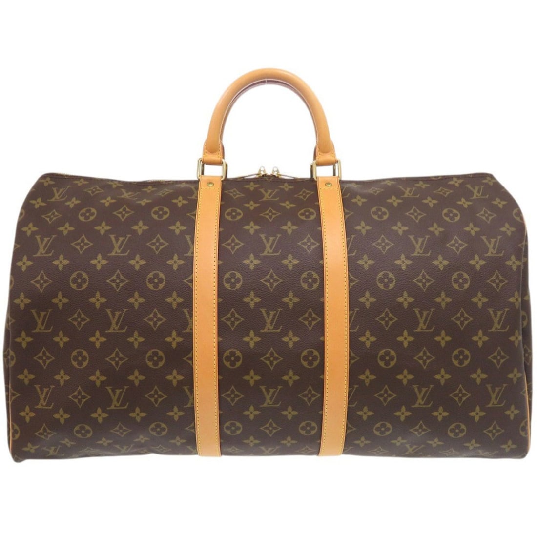 Excellent condition Louis Vuitton Keepall 55 Monogram M41424 Boston bag LV 0718LOUIS VUITTON: --- Catalog ---Category: SizeSize (HxWxD): 31cm x 55cm x 26cm / 12.2'' x 21.65'' x 10.23''Category: DesignType: Boston bagColor: Brown, MonogramGender: Men,WomenMaterial: Monogram Category: GeneralMPN