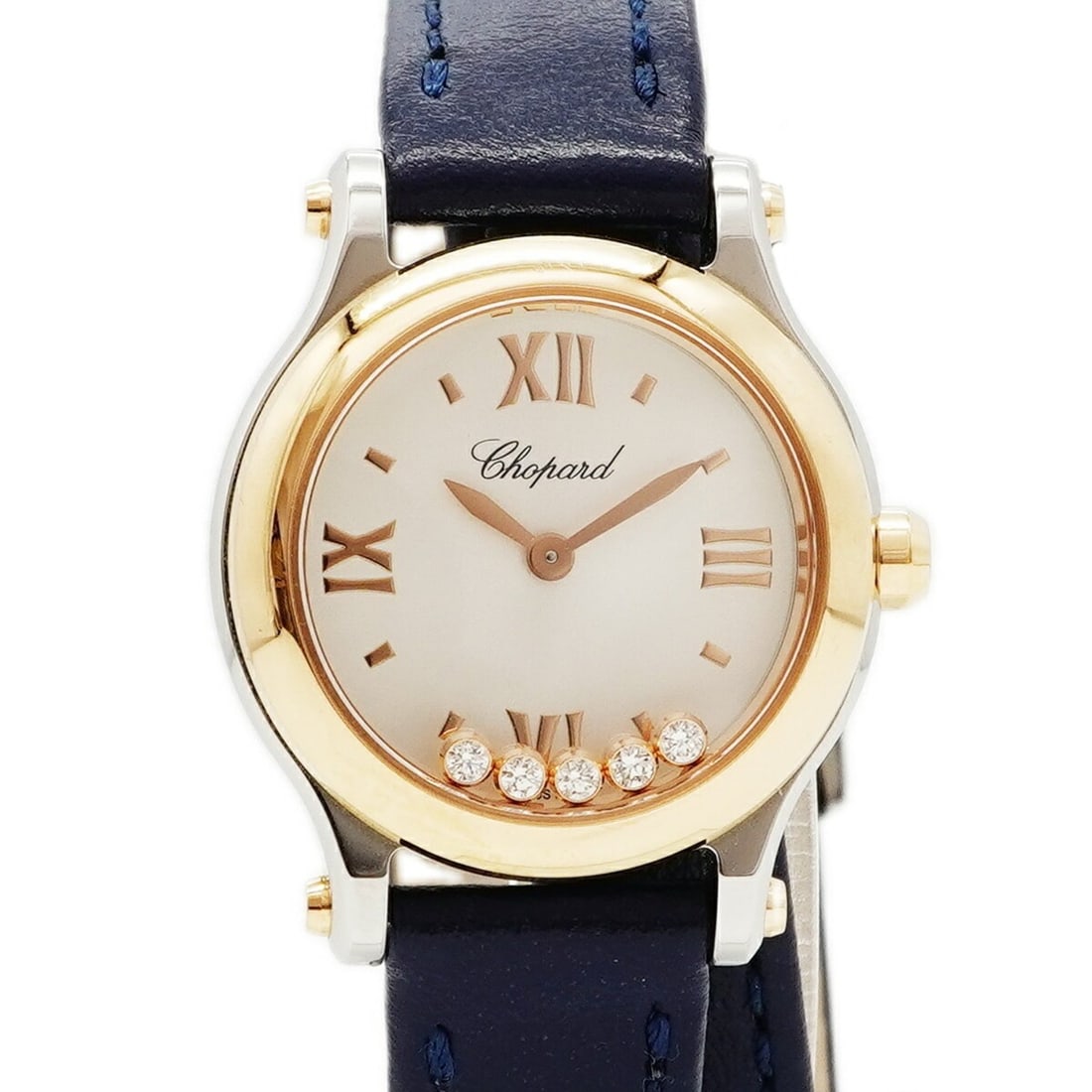 Chopard Happy Sport 278620-6001 Silver Dial Women's Watch: --- Catalog ---Category: SizeWrist Size: 16cm / 6.29''Case Diameter: 25mm / 0.98''Category: DesignType: WristwatchGender: WomenColor (Dial): SilverMaterial (Band): LeatherCategory: GeneralMPN: 278620-