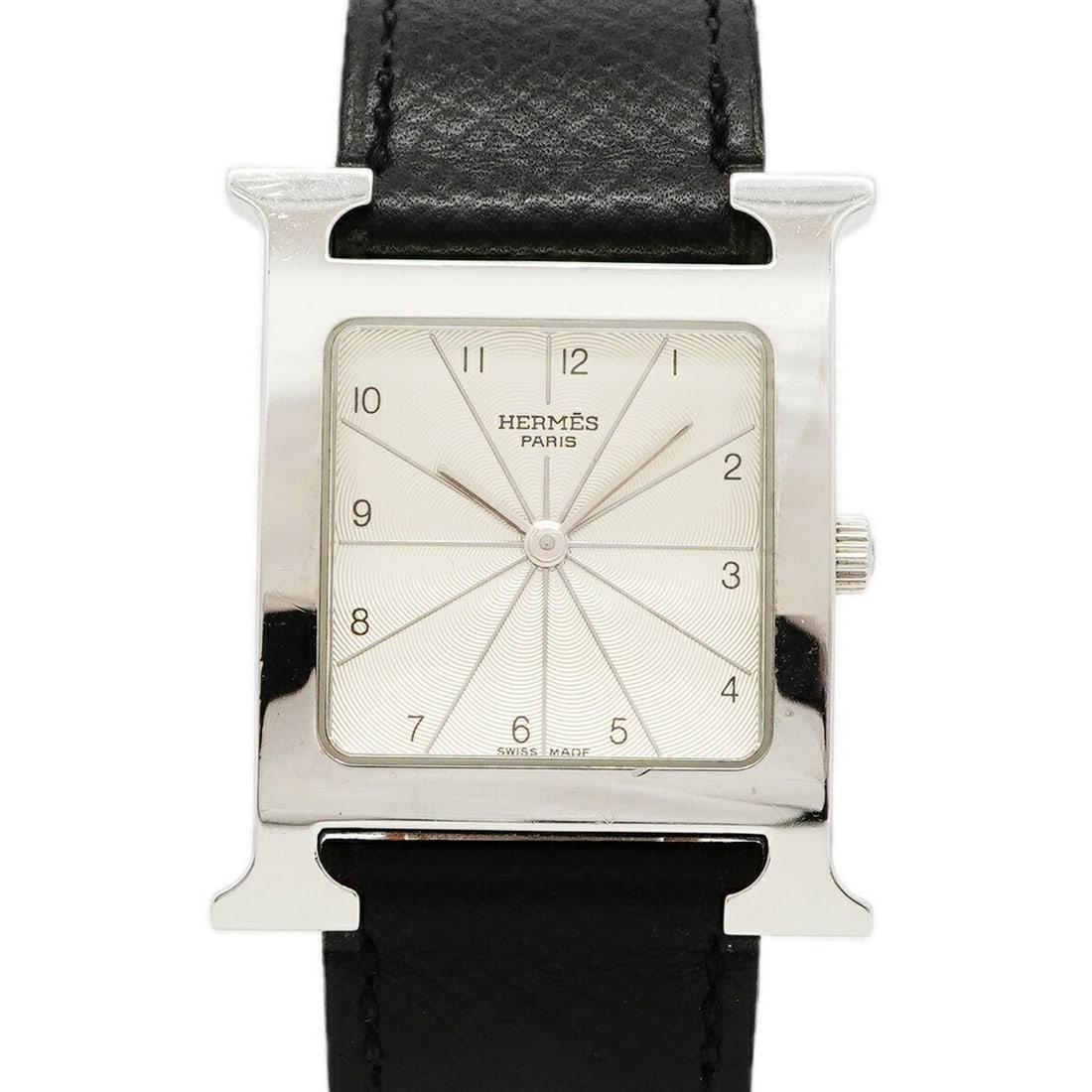 Hermes H-Watch HH1.510 Silver Dial Wristwatch for Men and Women: --- Catalog ---Category: SizeWrist Size: 17.5cm / 6.88''Case Diameter: 26mm / 1.02''Category: DesignType: WristwatchGender: Men,WomenColor (Dial): SilverMaterial (Band): LeatherCategory: GeneralMPN: H