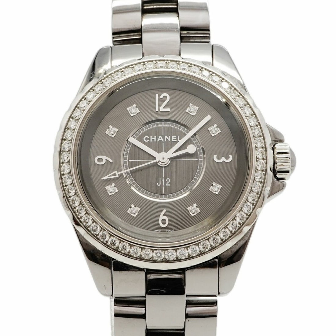 Chanel J12 Chromatic H2566 Gray Dial Women's Watch: --- Catalog ---Category: SizeWrist Size: 14.5cm / 5.7''Case Diameter: 33.7mm / 1.33''Category: DesignType: WristwatchGender: WomenColor (Dial): GrayMaterial (Band): CeramicCategory: GeneralMPN: H2566B