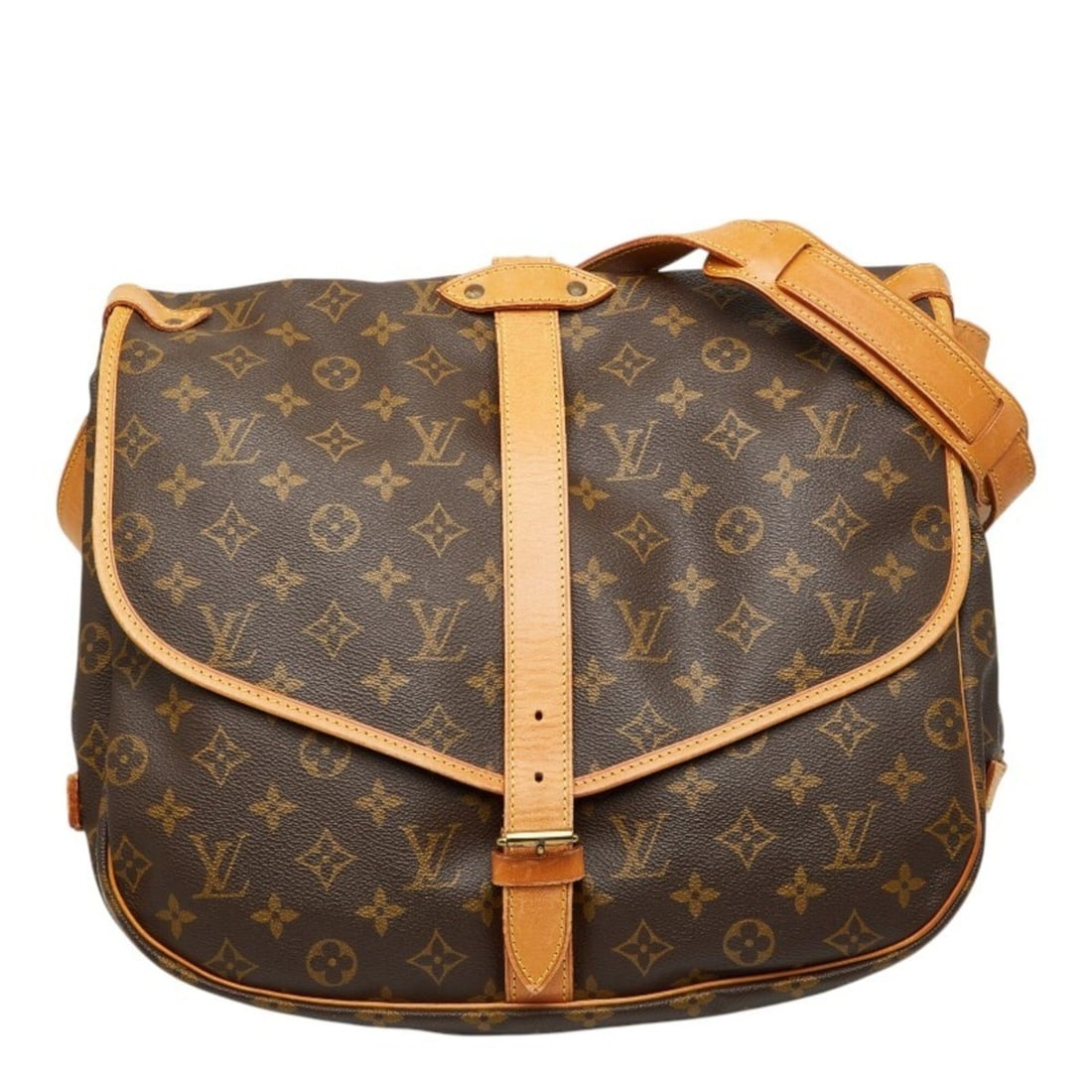 Louis Vuitton Monogram Saumur 35 Crossbody Shoulder Bag Messenger M42254 Brown Leather Women's LOUIS: --- Catalog ---Category: SizeSize (HxWxD): 28cm x 35cm x 24cm / 11.02'' x 13.77'' x 9.44''Category: DesignType: Messenger bag, Shoulder bagColor: BrownGender: WomenMaterial: PVC , Leather Category: Ge