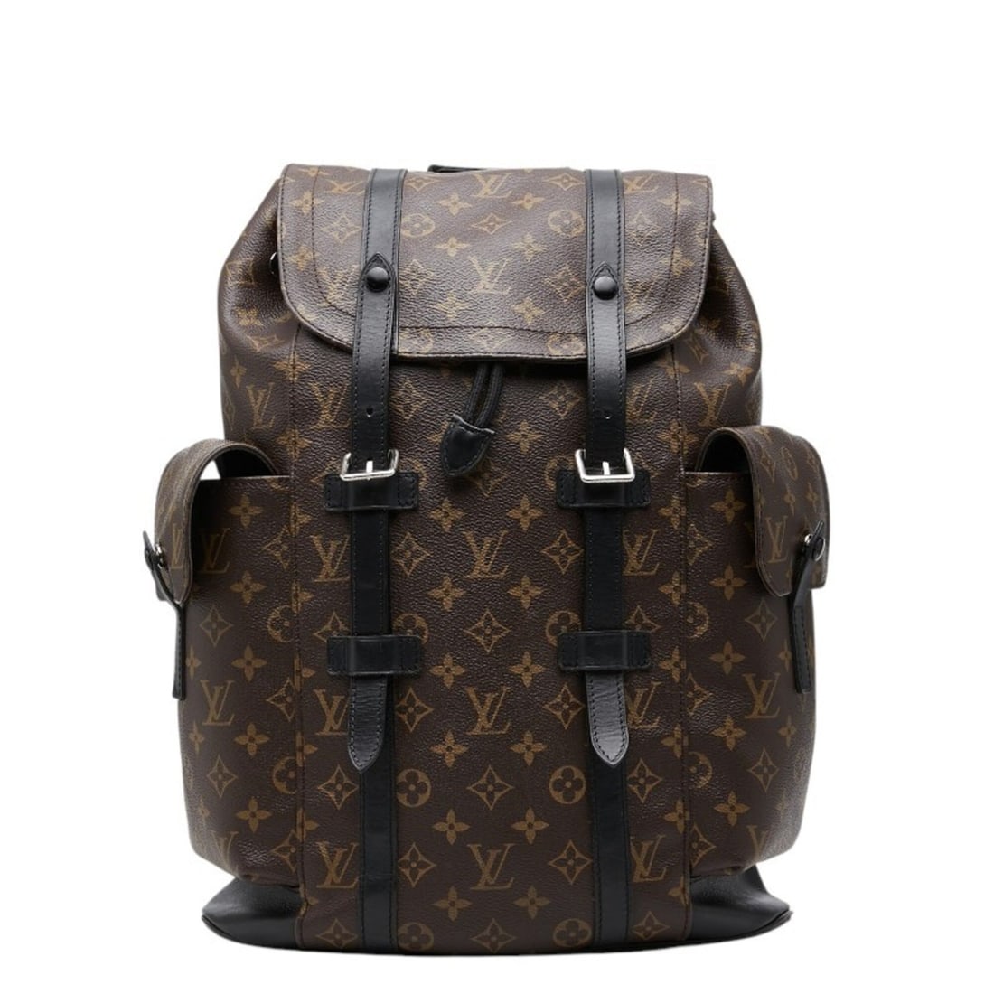 Louis Vuitton Monogram Macassar Christopher MM Backpack M43735 Brown Black Noir Leather Men's LOUIS: --- Catalog ---Category: SizeSize (HxWxD): 44cm x 32.5cm x 12cm / 17.32'' x 12.79'' x 4.72''Category: DesignType: BackpackColor: Black, Brown, NoirGender: MenMaterial: PVC , Leather Category: GeneralM