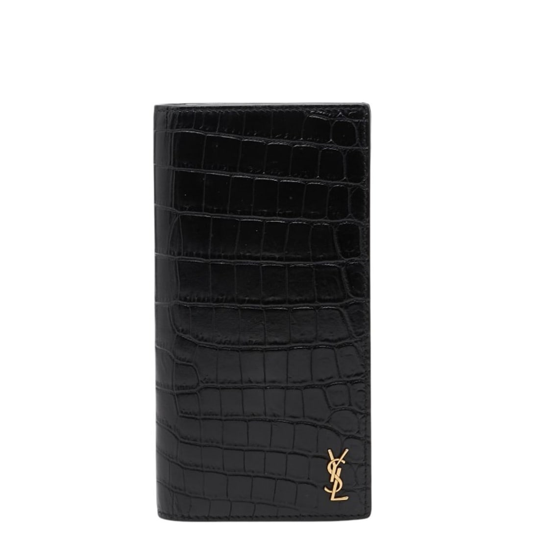 Saint Laurent Tiny Cassandra Continental Wallet, YSL logo embossed, long wallet, black leather,: --- Catalog ---Category: SizeSize (HxWxD): 18cm x 9.5cm x 2cm / 7.08'' x 3.74'' x 0.78''Category: DesignType: Long wallet (bi-fold)Color: BlackGender: WomenMaterial: Leather Category: GeneralBrand: Sa