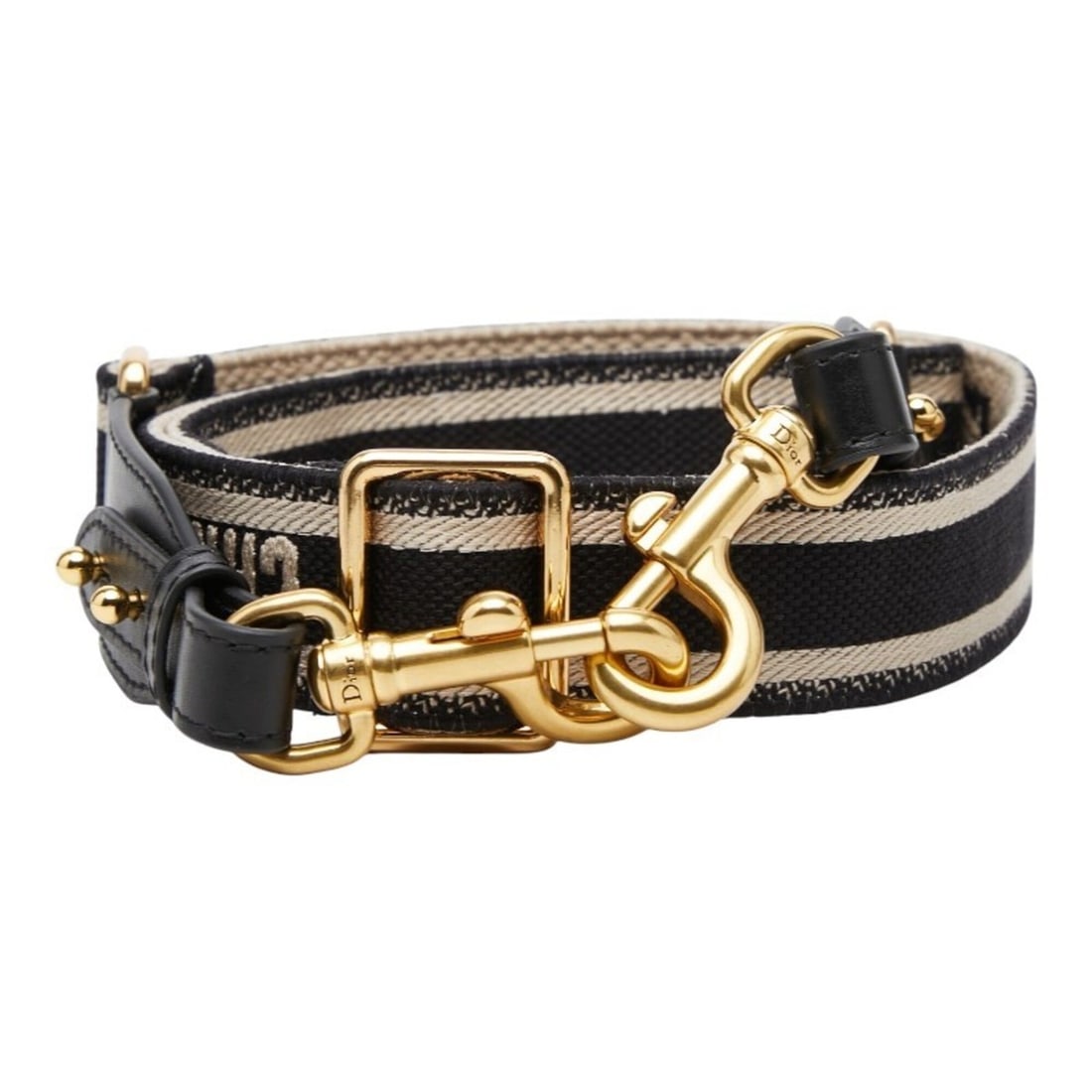 Christian Dior Dior Shoulder Strap, Black/Beige Canvas Leather, Women's: --- Catalog ---Category: SizeHandle/Strap Length: 117cm / 46.06''Category: DesignType: StrapColor: Beige, BlackGender: WomenMaterial: Canvas, LeatherCategory: GeneralBrand: Christian Dior--- Item List