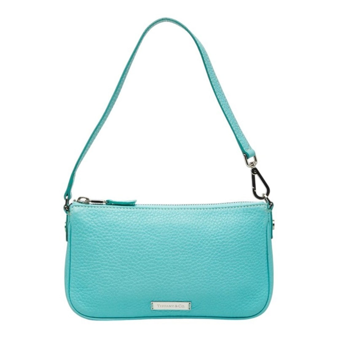 Tiffany & Co. Handbag, Pouch, Blue Leather, Women's.: --- Catalog ---Category: SizeSize (HxWxD): 12cm x 20.5cm x 2.5cm / 4.72'' x 8.07'' x 0.98''Category: DesignType: Handbag, PouchColor: Tiffany blueGender: WomenMaterial: Leather Category: GeneralBrand: