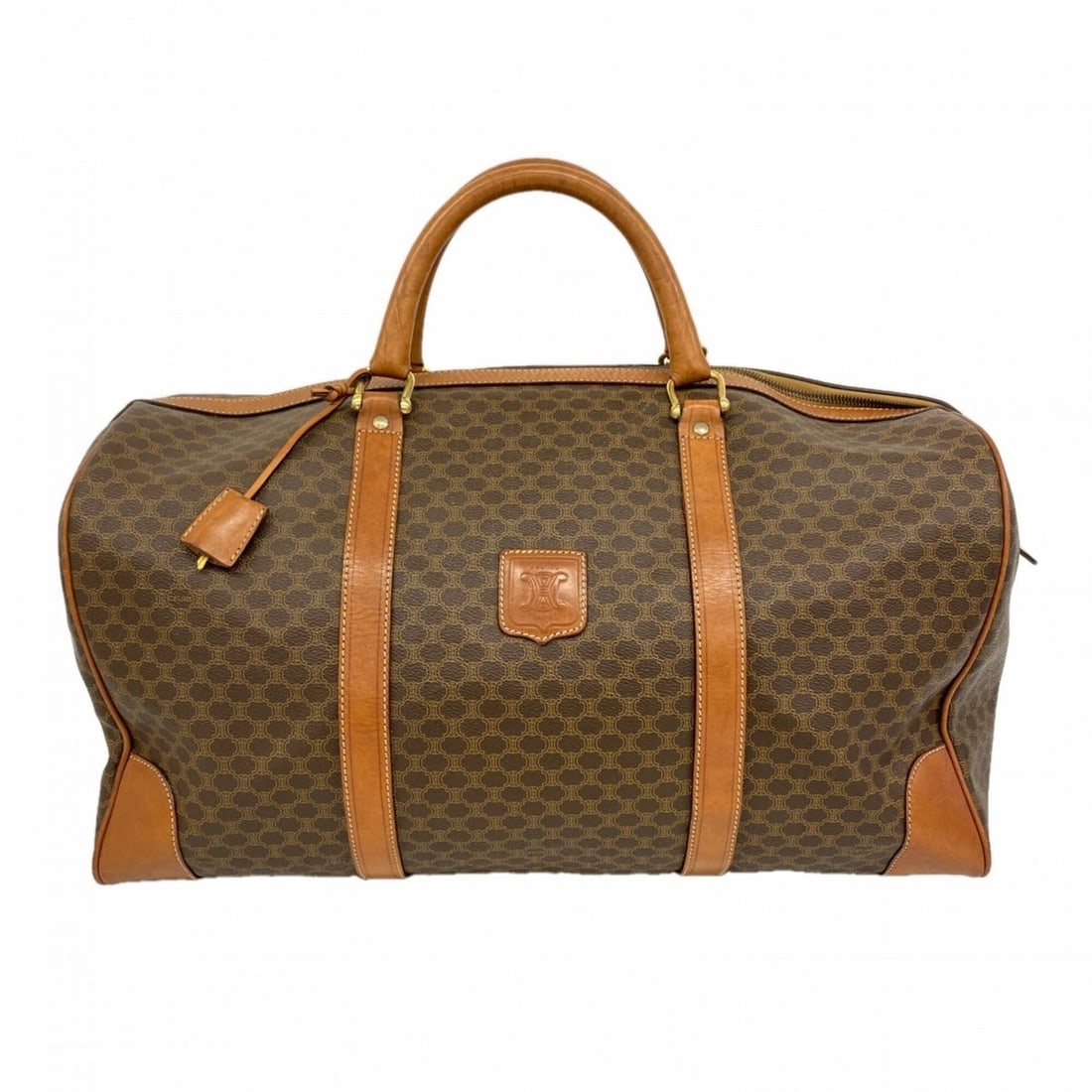 Celine bag, Boston Macadam pattern, brown, for men and women. (1 of 11)
