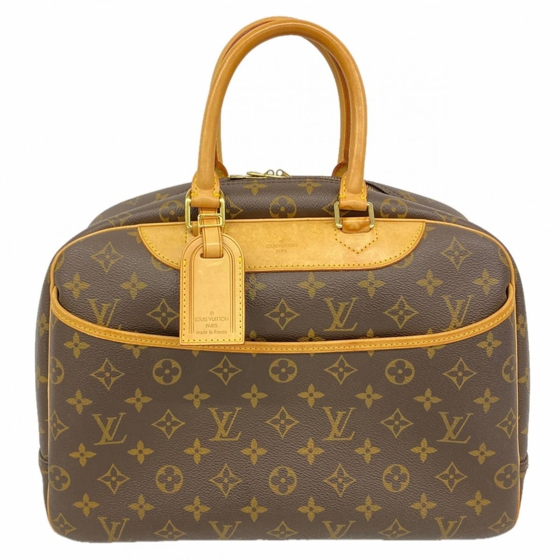 Louis Vuitton Monogram Deauville Handbag M47270 Brown Women's: --- Catalog ---Category: SizeSize (HxWxD): 27cm x 34cm x 13cm / 10.62'' x 13.38'' x 5.11''Category: DesignType: HandbagColor: BrownGender: WomenCategory: GeneralMPN: M47270Brand: Louis Vuitton--- Item