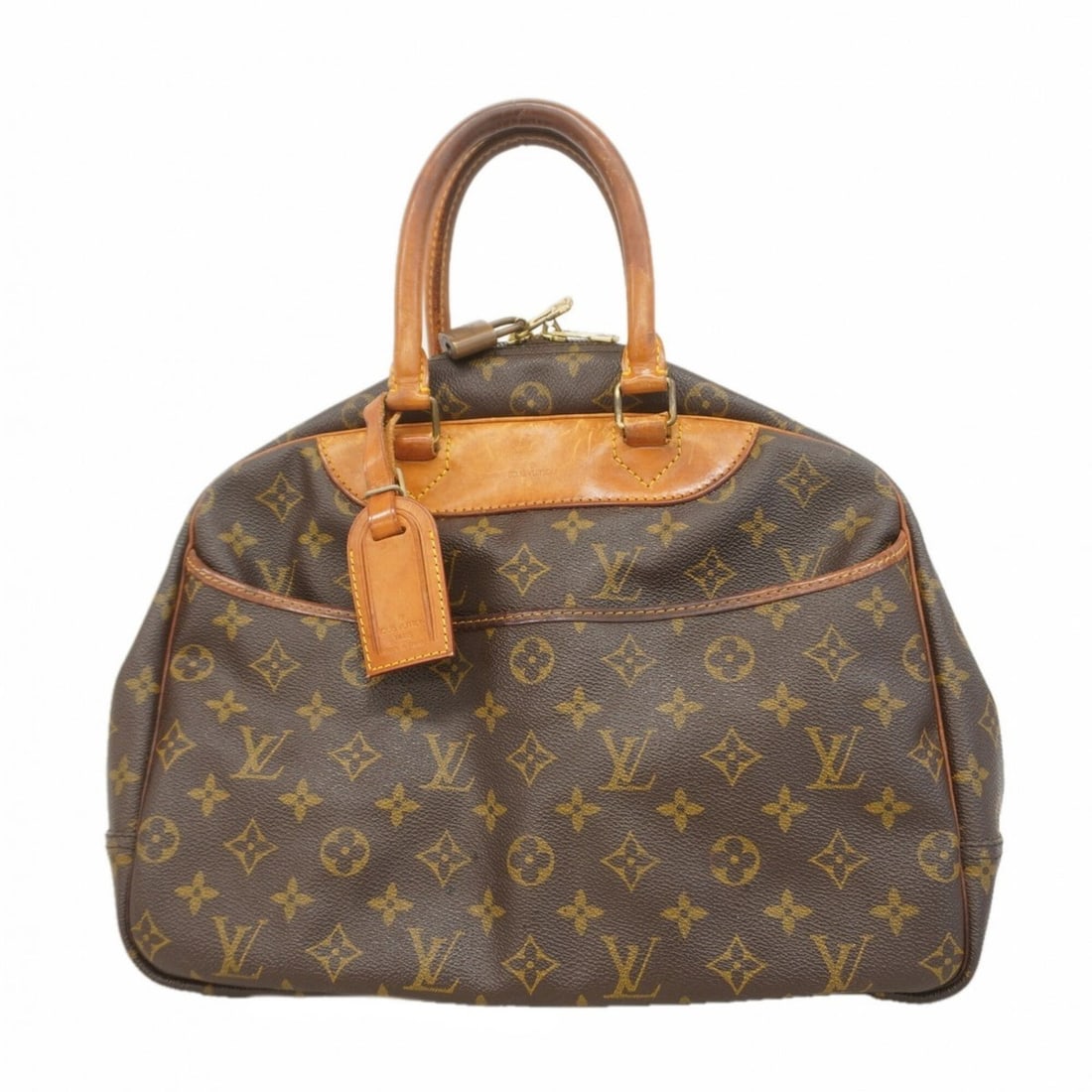 Louis Vuitton Monogram Deauville Handbag M47270 Brown Women's: --- Catalog ---Category: SizeSize (HxWxD): 26cm x 34cm x 13cm / 10.23'' x 13.38'' x 5.11''Category: DesignType: HandbagColor: BrownGender: WomenCategory: GeneralMPN: M47270Brand: Louis Vuitton--- Item