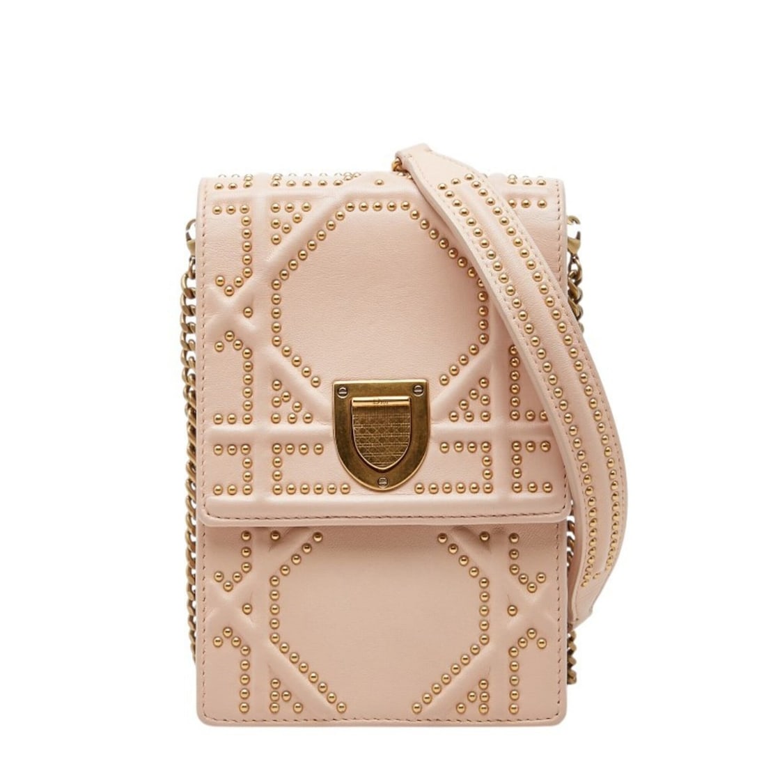 Christian Dior Dior Diorama Chain Shoulder Bag, Pink Leather, Women's: --- Catalog ---Category: SizeSize (HxWxD): 16cm x 11cm x 7cm / 6.29'' x 4.33'' x 2.75''Category: DesignType: Shoulder bagColor: PinkGender: WomenMaterial: Leather Category: GeneralBrand: Christian Dio