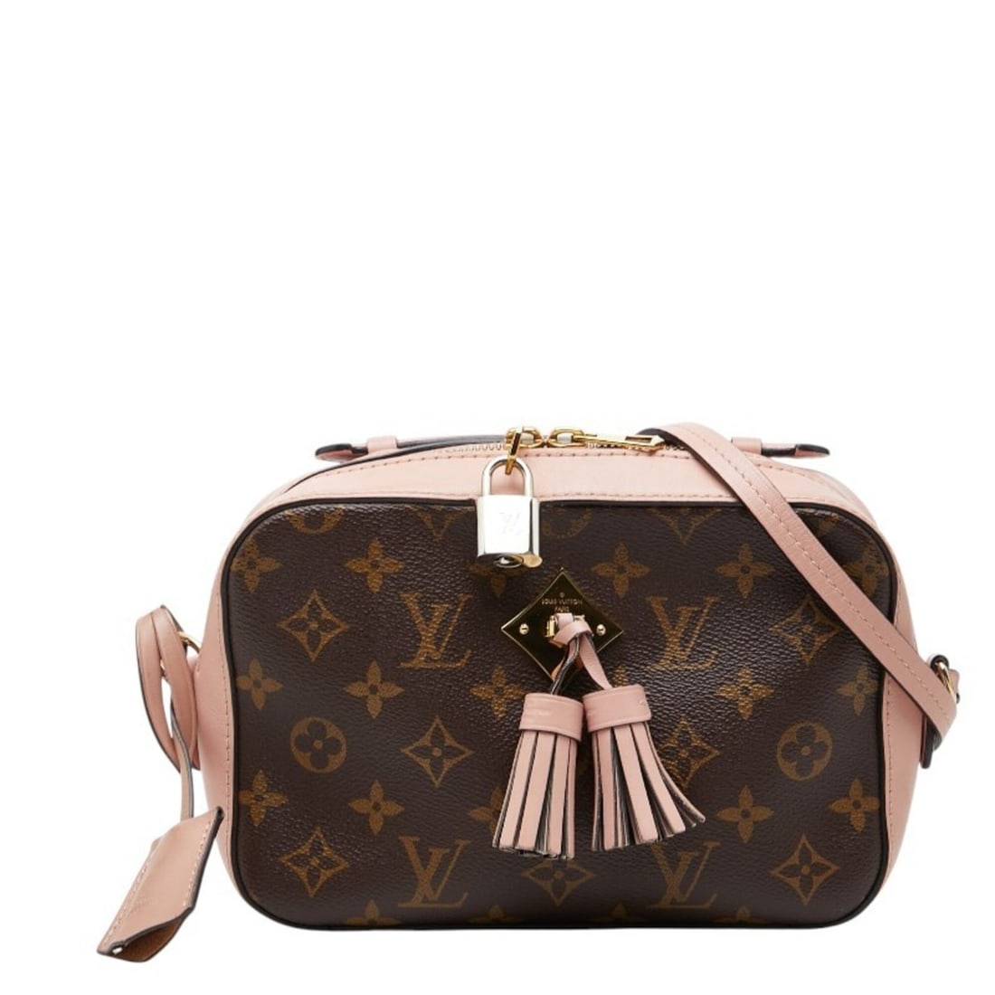 Louis Vuitton Monogram Saint-Onge Handbag, Crossbody Shoulder Bag, M44442 Rose Ballerine Brown: --- Catalog ---Category: SizeStrap Drop: 57cm / 22.44''Handle Drop: 2.50cm / 0.98''Size (HxWxD): 14cm x 21cm x 7cm / 5.51'' x 8.26'' x 2.75''Category: DesignType: Handbag, Shoulder bagColor: Brown, Ro