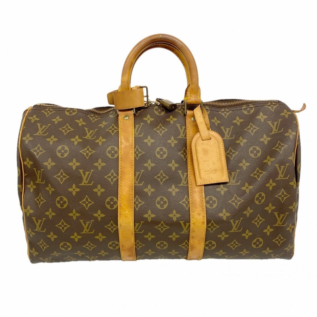 Louis Vuitton Bags - Boston Monogram Keepall 45 M41428 Brown Men's & Women's: --- Catalog ---Category: SizeSize (HxWxD): 27cm x 46.5cm x 21cm / 10.62'' x 18.3'' x 8.26''Category: DesignType: Boston bagColor: BrownGender: Men,WomenCategory: GeneralMPN: M41428Brand: Louis Vuitton