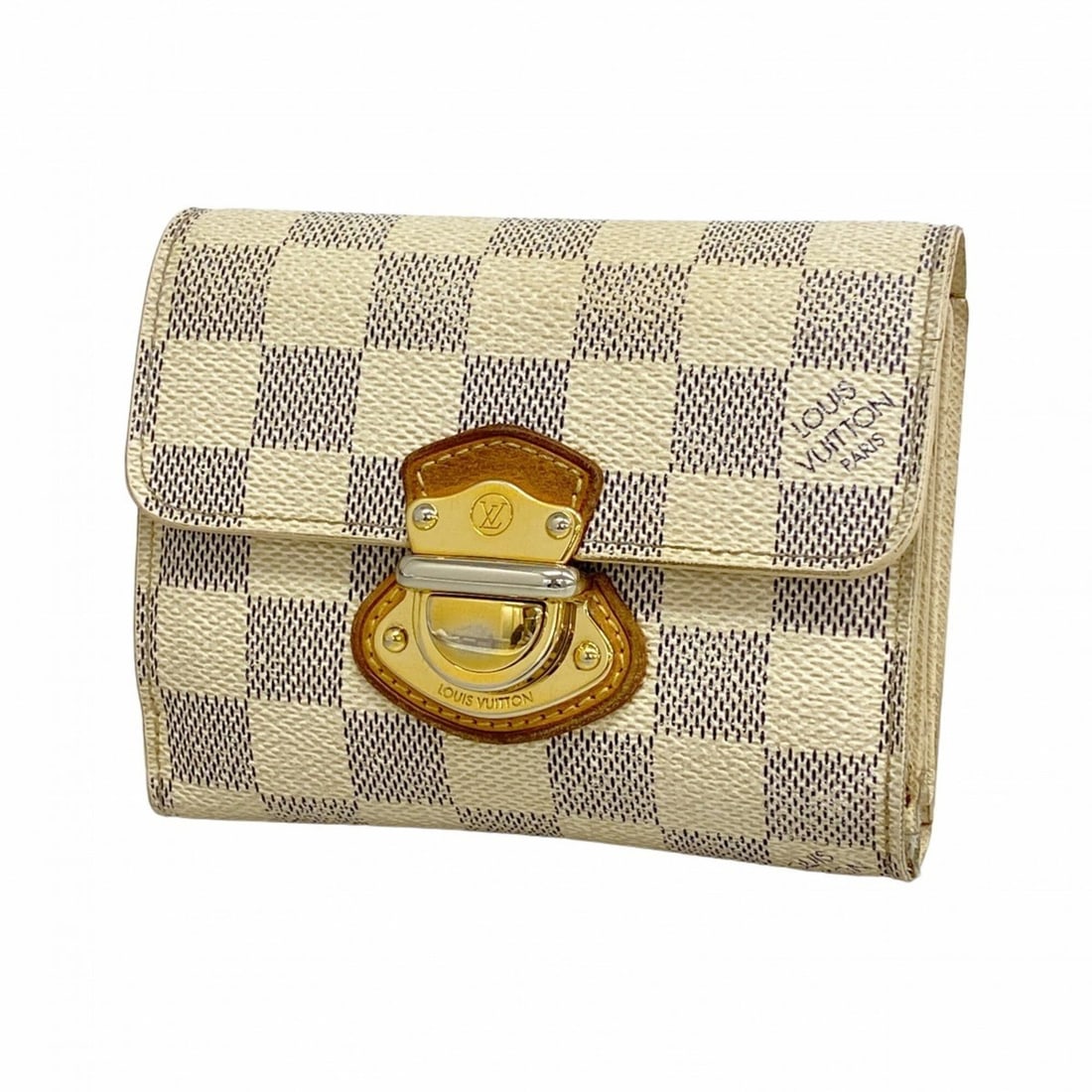 Louis Vuitton Tri-fold Wallet Damier Azur Portefeuille Joy N60030 White Women's: --- Catalog ---Category: SizeSize (HxWxD): 10cm x 12.5cm x 4cm / 3.93'' x 4.92'' x 1.57''Category: DesignType: Wallet (tri-fold)Color: WhiteGender: WomenCategory: GeneralMPN: N60030Brand: Louis Vuitto
