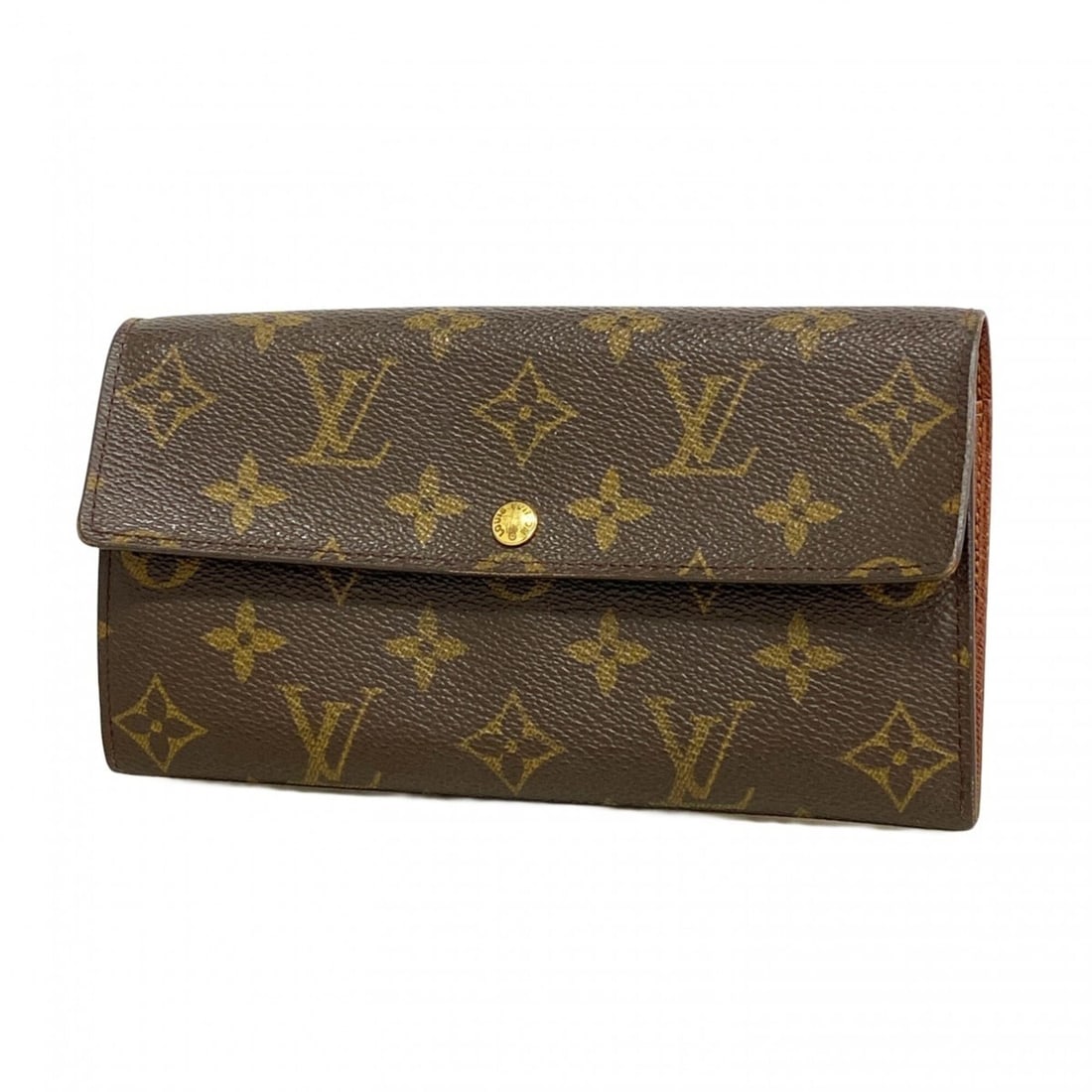 Louis Vuitton Monogram Pochette Portemonnaie Credit Long Wallet M61725 Brown Women's: --- Catalog ---Category: SizeSize (HxWxD): 10.5cm x 18.5cm x 2.5cm / 4.13'' x 7.28'' x 0.98''Category: DesignType: Long wallet (bi-fold)Color: BrownGender: WomenCategory: GeneralMPN: M61725Brand: Loui