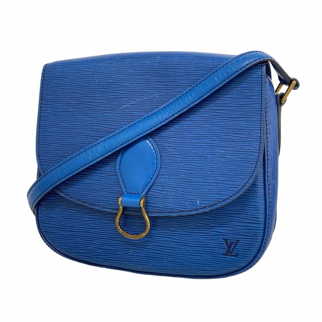 Louis Vuitton Epi Saint Cloud Shoulder Bag M52195 Toledo Blue (Women's): --- Catalog ---Category: SizeSize (HxWxD): 22cm x 24cm x 6cm / 8.66'' x 9.44'' x 2.36''Category: DesignType: Shoulder bagColor: Toledo blueGender: WomenCategory: GeneralMPN: M52195Brand: Louis Vuitton