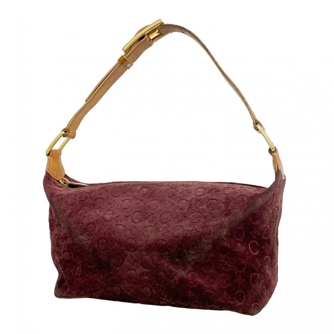 Celine handbag C Macadam suede burgundy women's: --- Catalog ---Category: SizeSize (HxWxD): 16cm x 21.5cm x 11.5cm / 6.29'' x 8.46'' x 4.52''Category: DesignType: HandbagColor: BordeauxGender: WomenMaterial: Suede Hardware Color: GoldCategory: Gener