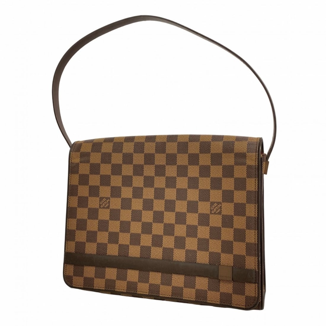 Louis Vuitton Damier Tribeca Carre Shoulder Bag N51161 Ebene Women's: --- Catalog ---Category: SizeSize (HxWxD): 24cm x 28cm x 7cm / 9.44'' x 11.02'' x 2.75''Category: DesignType: Shoulder bagColor: EbeneGender: WomenCategory: GeneralMPN: N51161Brand: Louis Vuitton--- I