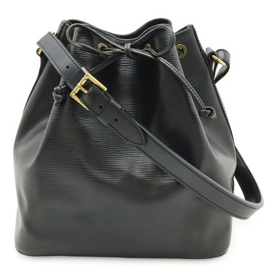 LOUIS VUITTON Louis Vuitton Epi Petit Noé Shoulder Bag, Noir Black, M44102 M59012: --- Catalog ---Category: SizeWeight: 640g / 1.41lb.Strap Drop: 81cm / 31.88''Size (HxWxD): 27cm x 25cm x 19cm / 10.62'' x 9.84'' x 7.48''Strap Length: 81cm / 31.88''Category: DesignType: Shoulder bagC