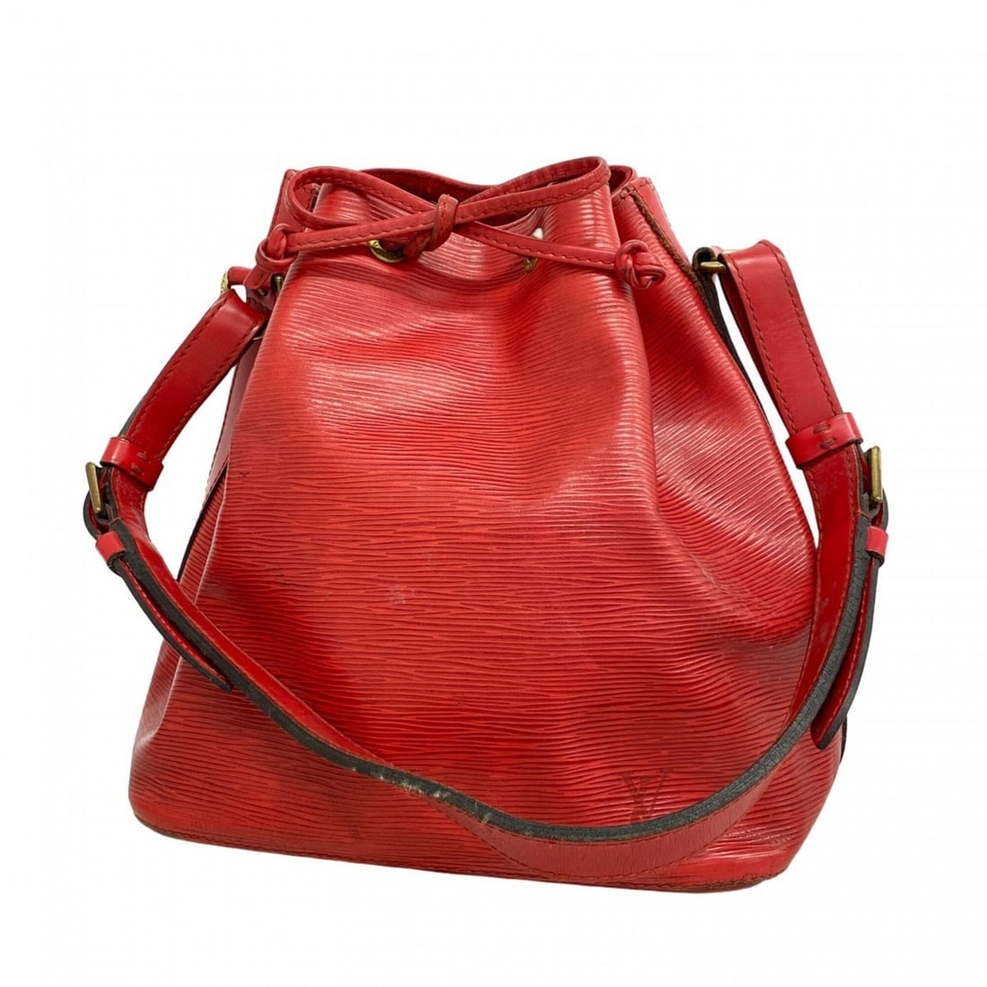 Louis Vuitton Epi Petit Noé Shoulder Bag M44107 Castilian Red Women's (1 of 19)