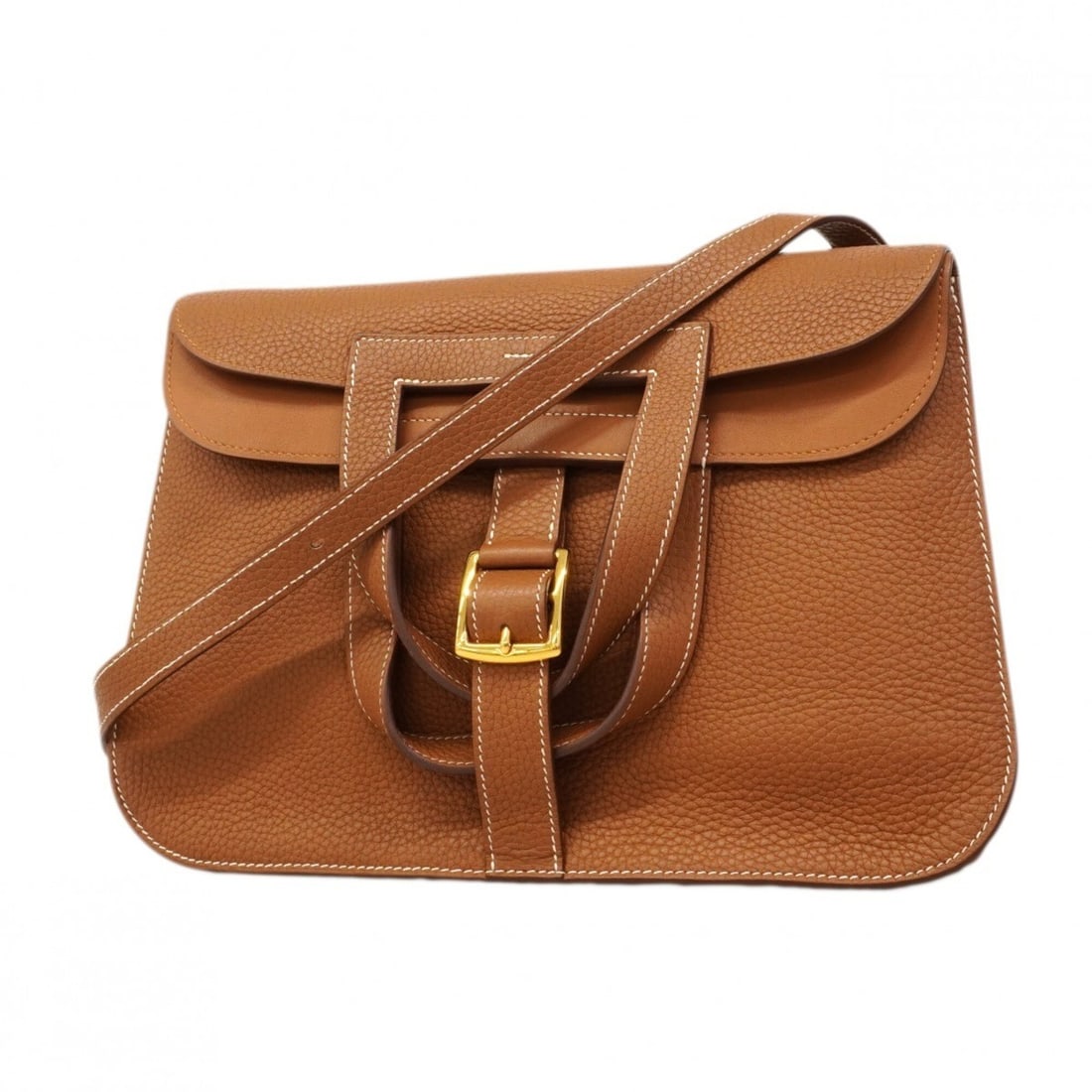 Hermes Arzan 31 Handbag, Taurillon Clemence Leather, Gold, Y Stamp, 2-way Bag for Women: --- Catalog ---Category: SizeSize (HxWxD): 28cm x 30.5cm x 9.5cm / 11.02'' x 12'' x 3.74''Category: DesignType: HandbagColor: GoldGender: WomenMaterial: Taurillon clemence leather Hardware Color: Gold